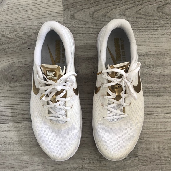 Nike Shoes - Nike Metcon 3 White/Gold